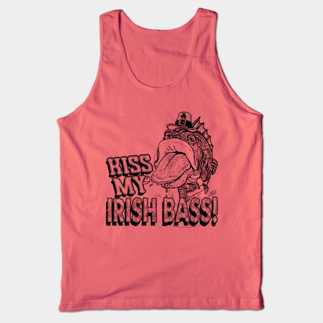 Irish Bass St Patricks Day Tank Top by Mudge